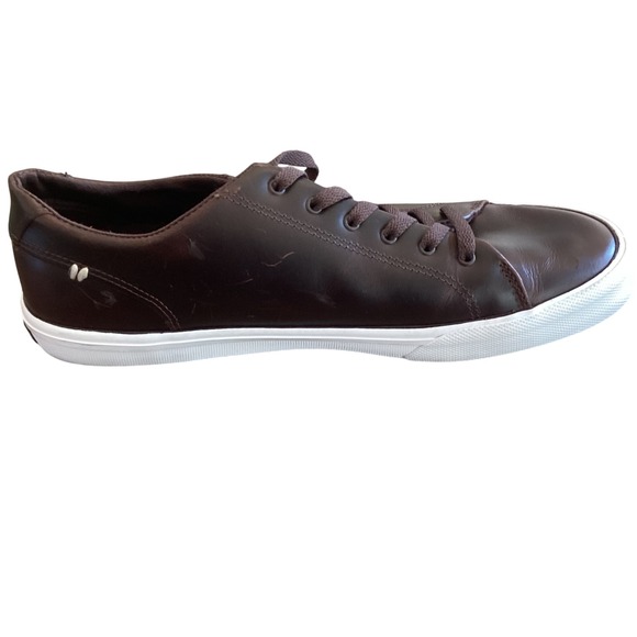 Sperry Top Sider Mens Leather Lace Up Casual Shoes Brown Size 10 - Picture 4 of 15